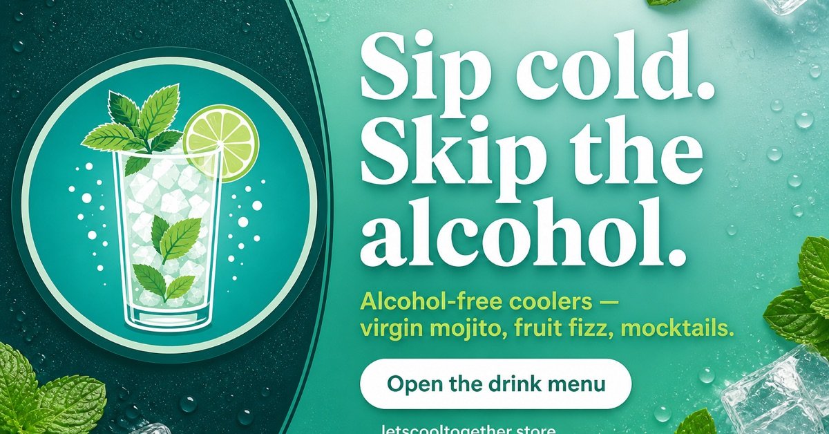 Alcohol-free coolers on LetsCoolTogether.store