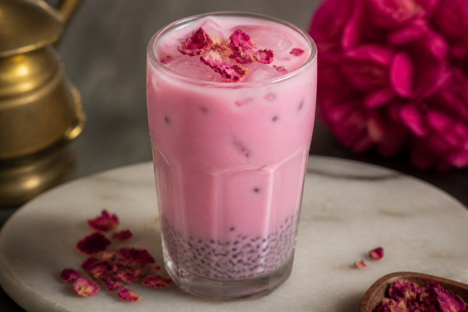 Rose Milk Sharbat